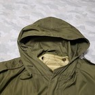 Vintage Military Parka Mens Large Green M-1951 Fish Tail Lined Og 106 50s