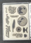 Stampin    Up     beautiful World    Rubber Stamp Set And Matching Dies