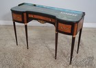 L62219  Vintage French Louis Xv Vanity W  Hand Painted Top