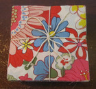 Lot Of  100  5  X 5   Fabric Squares For Quilting crafts   flower Power 