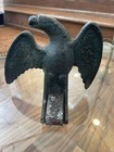 Antique Cast Iron Eagle Finial 1800   s    rare Find  