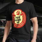 Red Horse Beer Logo T-shirt Funny Size American Unisex T- Shirt