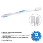 12-pack Colgate Wave Sensitive Toothbrushes Compact Head  Ultra Soft Toothbrush