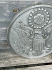 Vintage Patriotic E Pluribus Unum Heavy Metal American Eagle Wall Plaque Rare     