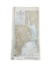 Vintage Nautical Chart 116-sc Tr  Long Island Sound  Watch Hill To New Haven