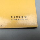 Vintage 1989 Fanuc Ac Servo Unit Maintenance Manual B-54765e 02 Yellow Pb