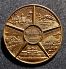 Disney Coin Vintage 1970 s Walt Disney World Cinderella Castle   Six Theme Lands