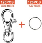 Lobster Claw Clasps And Key Rings  Keychain Making Kit  Keychain