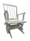 Dutailier Wood Glider Recliner Chair Nursery Rocker  white  Made In Canada 