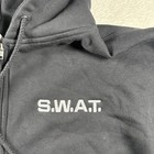 S w a t  Official Panavison Cast   Crew Tv Series Men   s L Black Hoodie Rare New