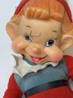 Vtg Mcm Christmas Pixie Mischievous Elf Boy Large 19    Red Green