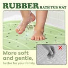 Baby Bath Mat For Tub Non Slip  Washable Shower Mat For Toddlers  Soft Natura   