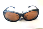 Haven Fits Over Sunset Tort amber With Gold Details Large With Sofft Case New  