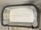 Baby Bassinet  Height Adjustable  Bedside Crib Sleeper With Wheel  Gray