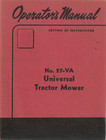 Owner s Manual For Ih Mccormick 27-va Universal Rear Mounted Sickle Hay Mower