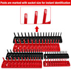 166 Socket Organizer Tray Rack Rail Storage Holder Tool Metric Sae 1 4 3 8 1 2 