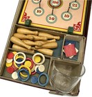 Antique Parlor Game   Parker Brothers  complete Tiddledy Winks    Vtg  Tiddlywinks