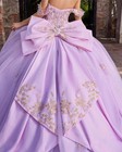 Big Bow For Quinceanera Dress Sweet 16 Dresses Satin Detachable Bow Ball Gown