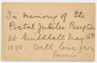 1890 Qv 1d Penny Postage Jubilee Postcard Guildhall Postally Used On First Day