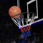 Basketball Rim Wall Mounted Basketball Goal Hoop With Net For Indoor Outdoor
