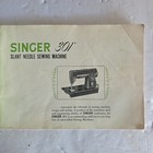 Singer 301 Sewing Machine Instruction Book Manual Complete Book