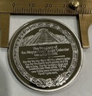 The Prophecy Of The Mayan Long Count Calendar Aztec Sun Stone Coin Medal