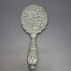Rare Antique Tiffany   Co Sterling Silver Hand Mirror 11  Repousse Art Nouveau