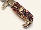 Pair Faux Sambar Stag Knife Making Scales Large 6 3 4 X 1 3 4 X 7 16