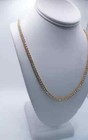 14k Yellow Gold 15 51ctw Round Cut 100  Natural Diamond Tennis Necklace 22inch