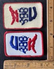 Vintage Lot Of 25 Usa Iron On Patch Voyager United States Patriotic 2    X 3   
