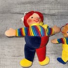 Rare Musical German Steiff Clown Lot Of 2 - Pull String Toy Is Nwt Both Numbered