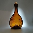 Vintage 1960s Empire Glass Works Jenny Lind Bottle Amber Brown 9 25    Tall