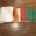 Plastic Canvas Sheets Lot Of 61 13 5x10 5 Clear   Colors Craft Needlepoint New