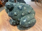 Toad Hollow Frog Statue 18  Jumbo Free Standing Outdoor Resin Figurine New  Mint