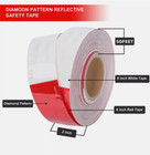 Dot-c2 Conspicuity Tape Car Truck Warning Reflective Reflector Stickers 2   x50   