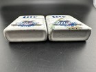 2 Miller Lite Beer Lighter White Beer Logo