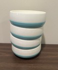 Vintage Vacron Bopp Decker Plastics Bowls Set Of 4 Turquoise