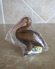 Sealed Nwt Retired  14173 Schleich Brown Pelican Bird Made 2000 Only