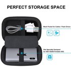 Lacdo Hard Carrying Case For Ssk Portable Ssd External Solid State Black