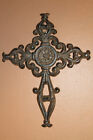 3pc  Cross Collection - Wall  Mounted Rustic Cast Iron Decorative Home Decor