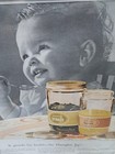 Vintage 1940 Owens Duraglas Baby Food Ad Framed Magazine Page Kitchen Decor Art