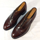 Johnston   Murphy Aristocraft Brown Cap Toe Oxford Dress Shoes Men s 9 5 D