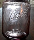 Ball Pink Pint Mason Jar   Decorative Glass   Usa   Collectible Limited Edition