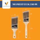 3-pack - 2 5  Angle Brushes For All Latex And Oil Paints   Stains