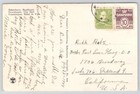 1944 Copenhagen City Hall Denmark Rppc Postcard King Christian X Stamp