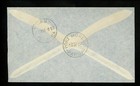 Postal History Papua New Guinea  118-121 Registered Air 1937 Port Moresby Waiu