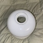 Vtg Milk Glass Bell Deco Torchiere Floor Lamp Light Shade 8    W   2 1 2 Fitter