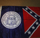 Historic 1776 State Of Georgia Flag 3x5 New  Us Flag 3  X 5  Beautiful