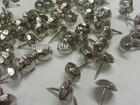 100- Oxford Nickel Hammered 7 16  Dia X 1 2  L Decorative Upholstery Nails tacks