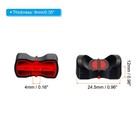 10 X Console Mixer Slider Fader Knob Cap Touch Sensitive Slider 4mm Black Red